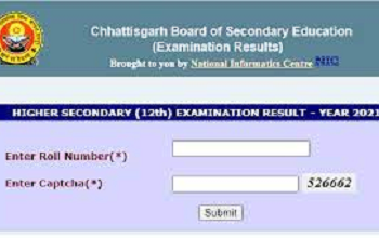 Chhattisgarh Board CGBSE 12th Result 2021