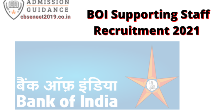 BOI Supporting Staff Recruitment 2021
