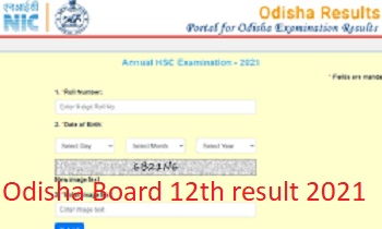 CHSE Odisha class 12 result 2021