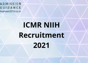 ICMR NIIH Recruitment 2021