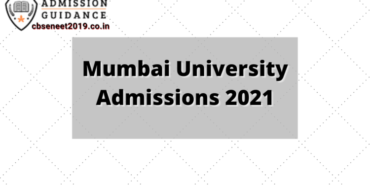 Mumbai University Admissions 2021