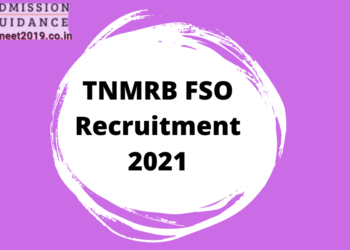 TNMRB FSO Recruitment 2021