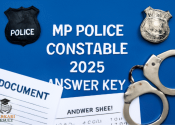 MP Police Constable 2025 Answer Key: