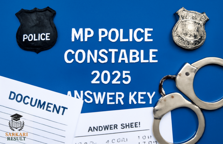 MP Police Constable 2025 Answer Key: