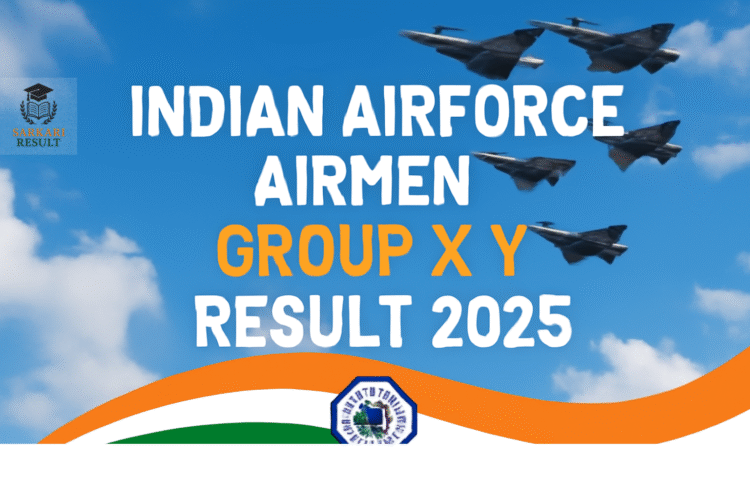 Indian Airforce Airmen Group X Y Result 2025