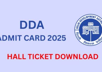 Delhi DDA Admit Card 2025
