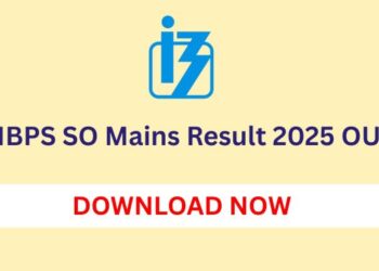 IBPS SO Mains Result 2025