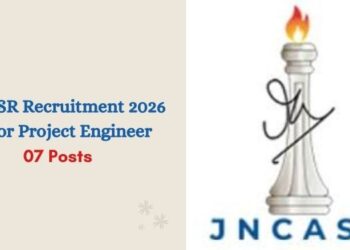 JNCASR Recruitment 2026