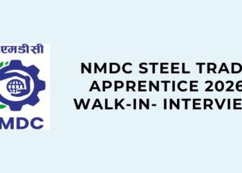 NMDC Steel Trade Apprentice 2026